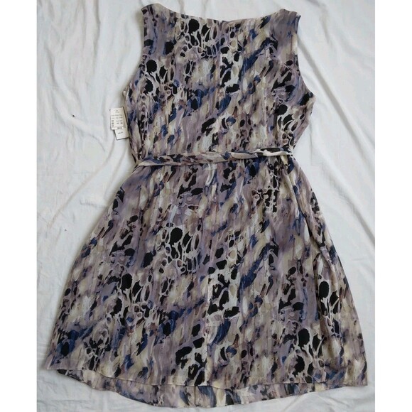 NWT Jessica Howard Purple Blue Ruffled Midi Dress Sleeveless Women's 24W - Picture 7 of 10